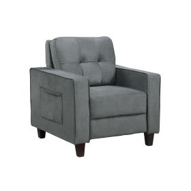 Orisfur. Sofa Set Morden Style Couch Furniture Upholstered Armchair; Loveseat and Three Seat for Home or Office (1-seat) YJ