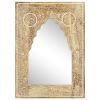 Hand Painted Mirror 15.7"x21.7" Solid Mango Wood