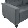 Orisfur. Sofa Set Morden Style Couch Furniture Upholstered Armchair; Loveseat and Three Seat for Home or Office (1-seat) YJ