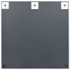 Wall Mirrors 2 pcs 23.6"x23.6" Square Glass
