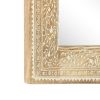 Hand Painted Mirror 15.7"x21.7" Solid Mango Wood