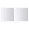 16 Piece Mirror Titles Multi-Shape Glass
