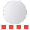 16 Piece Mirror Titles Multi-Shape Glass